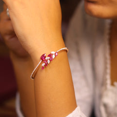 Leafaro Rose Gold Women's Kada