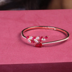 Leafaro Rose Gold Women's Kada