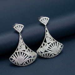 Heritage silver cascade earrings