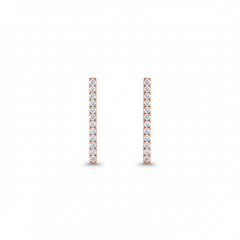 Minimal line silver stud