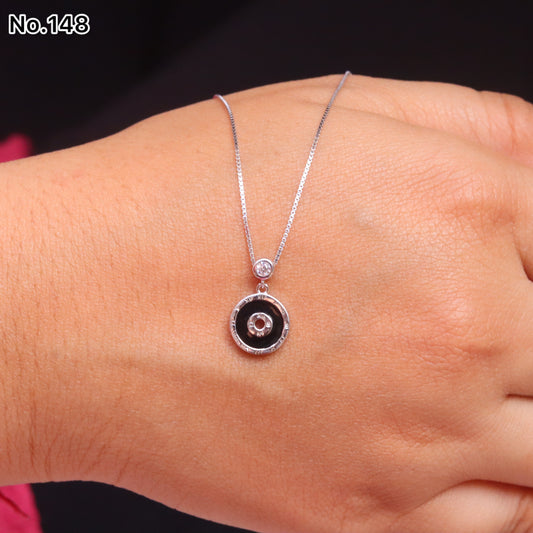 Silver Chain Pendant - V One Jewellery