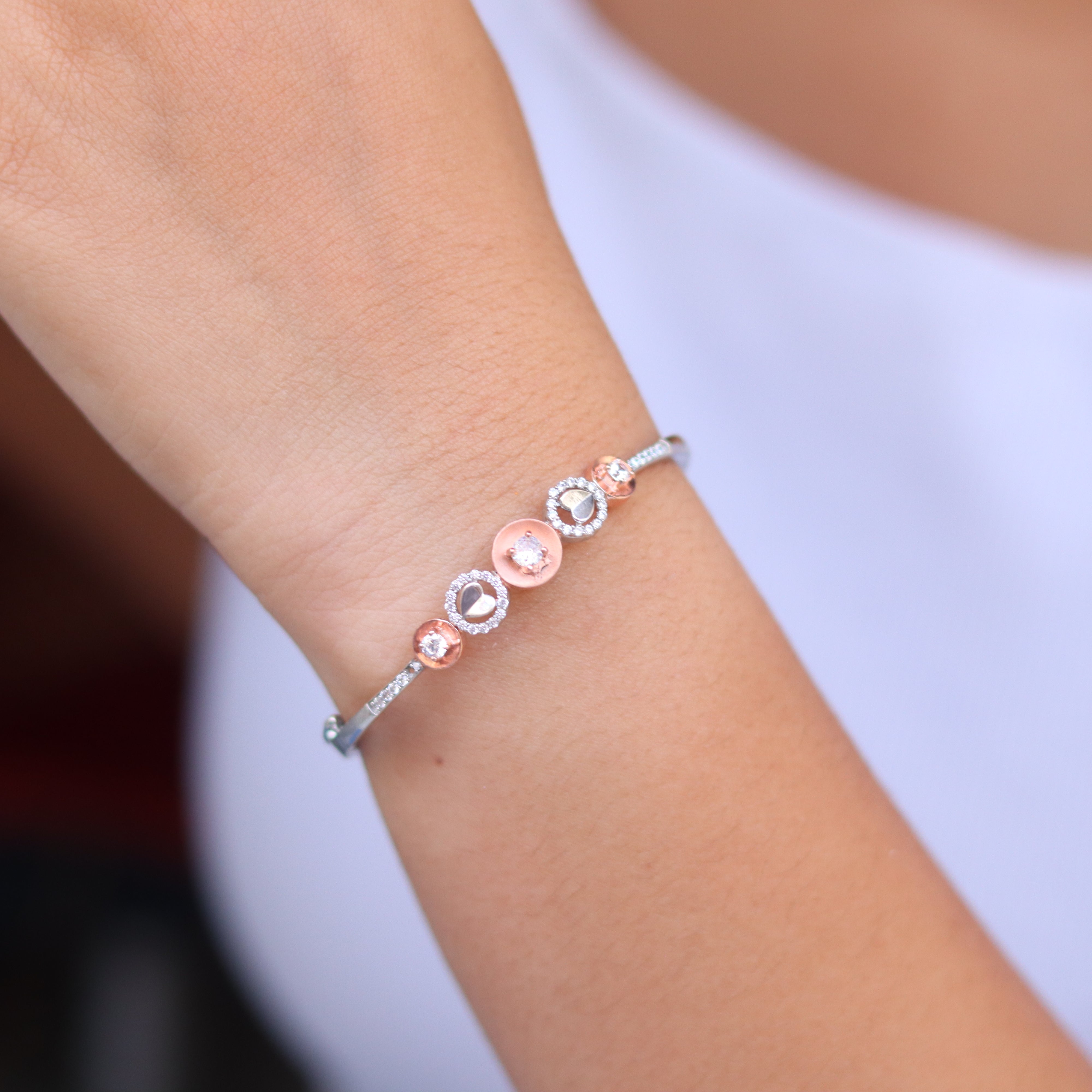 Silver Kada for Women - V One Jewellery