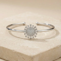 Shynaa silver kada for women