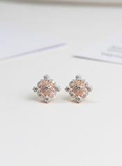 Esha Glow silver Stud