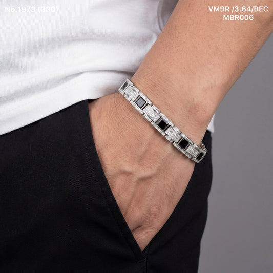 Dynasty bold silver bracelet for men