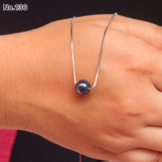 Silver Chain Pendant - V One Jewellery