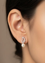 Meira bloom silver stud