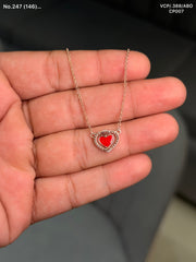 Everheart silver chain pendant