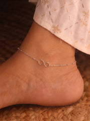 Infinite Elegance 925 Silver Payal for women