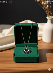 Clear sight silver chain pendant