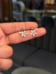 Kavya Pearl silver Stud