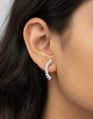 Snow dew silver stud