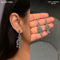 Vriksha grace silver earrings