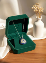 Ferizz nazar silver chain pendant