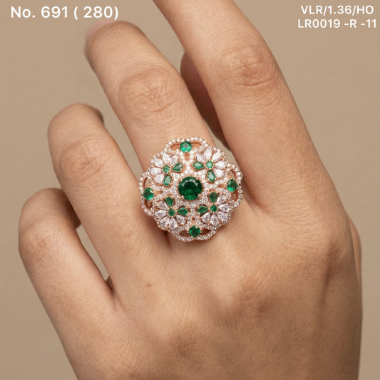 Silver majesty shine ring for women