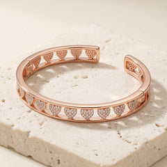 Tradition twist silver kada for women