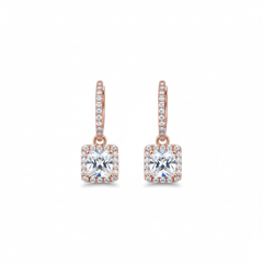Meher stone silver earrings