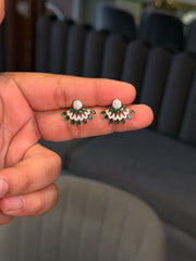 Nature glow silver stud