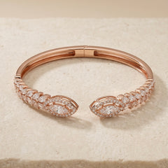 Leafluxe silver kada for women