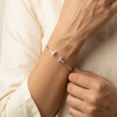 Rishika silver kada for women