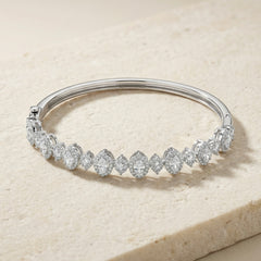 Royal whisper silver kada for women