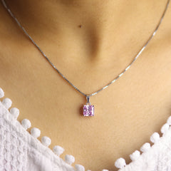 Radiance Women's Silver Pendant Set