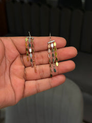 Devika jingles silver earrings
