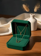 Sunburst silver chain pendant