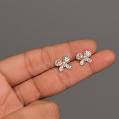 Nyra Radiance silver Stud