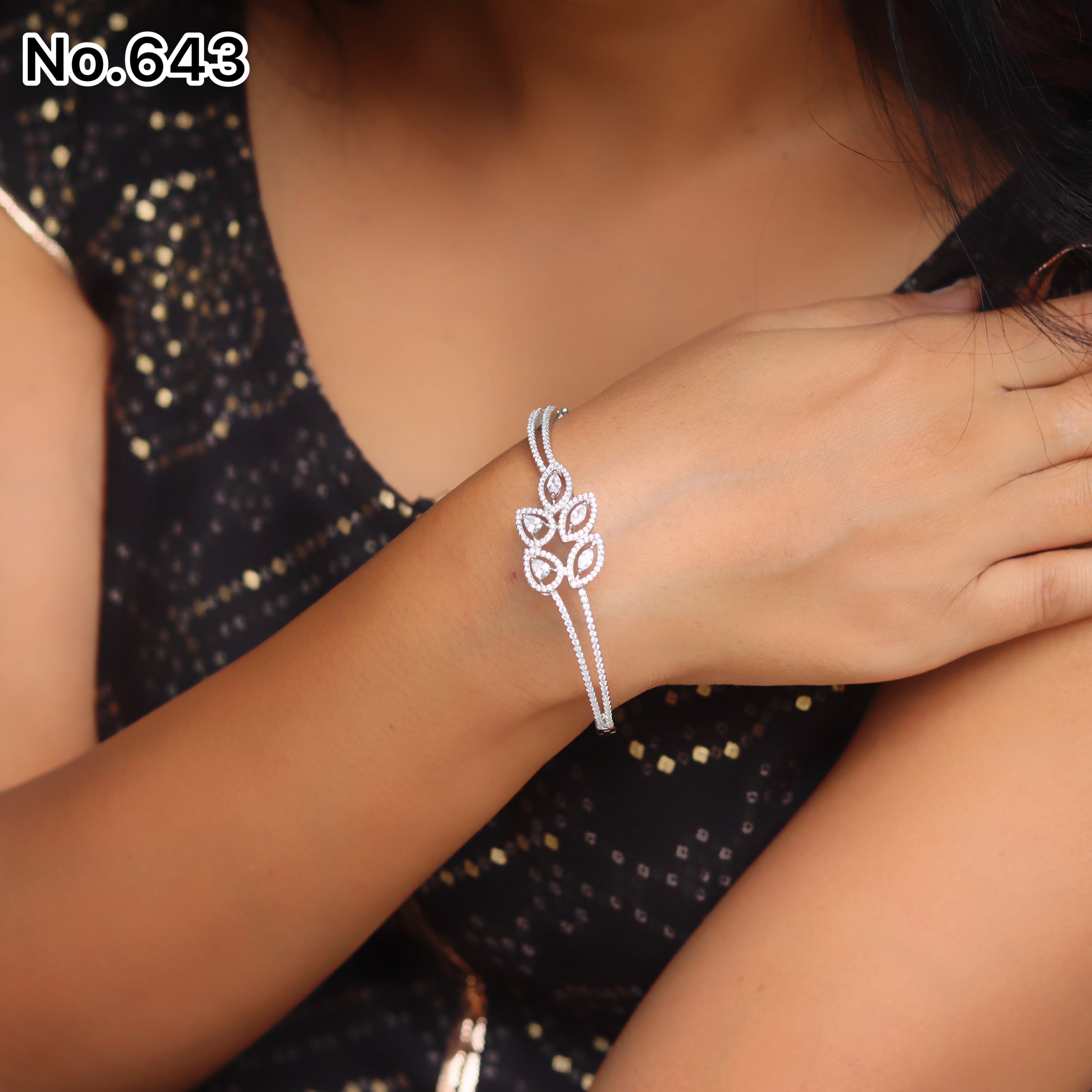 Silver Kada for Women - V One Jewellery