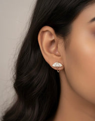 Elina Glow silver Stud