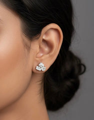 Samira gleam silver stud