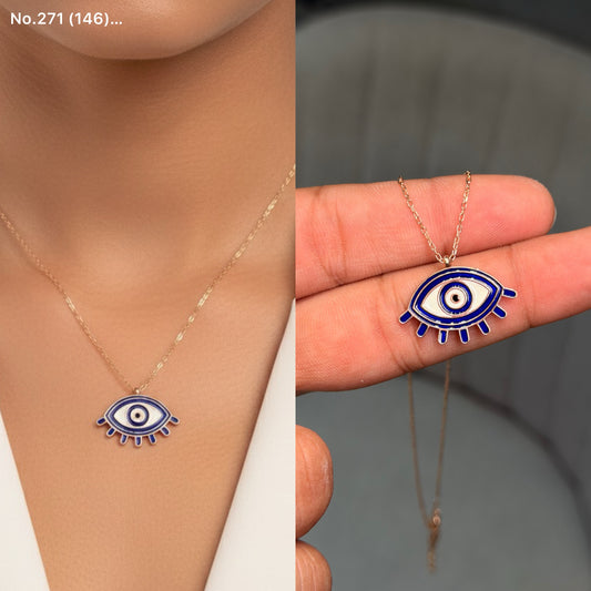 Clear sight silver chain pendant