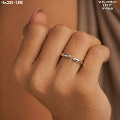 Mihira silver ring for women