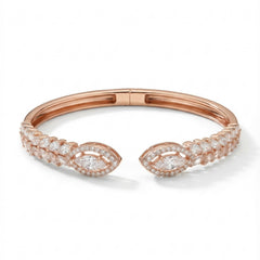 Leafluxe silver kada for women
