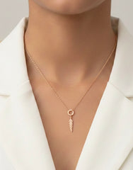 Autumn Breeze silver chain pendant