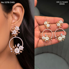 Zest glow silver earrings