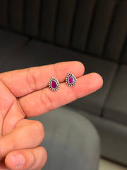 Meher voilet silver stud