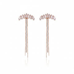 Minimal muse silver earrings