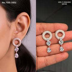 Mahira silver earrings
