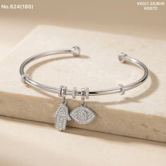 Varnika silver kada for women