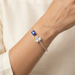 Tanira silver kada for women