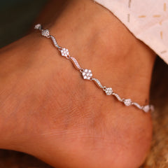 Silver Floral Whisper