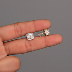 Mira Gleam silver Stud