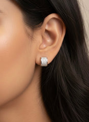 Noora shine silver stud