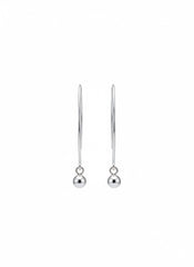 Nupur drop silver earrings