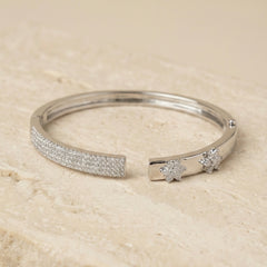 Star princess silver kada for women