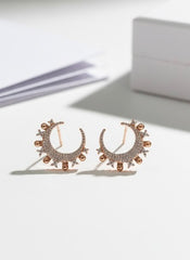 Luna Glow silver Stud