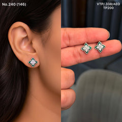Tania pure silver stud