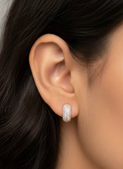 Quiet elegance silver stud